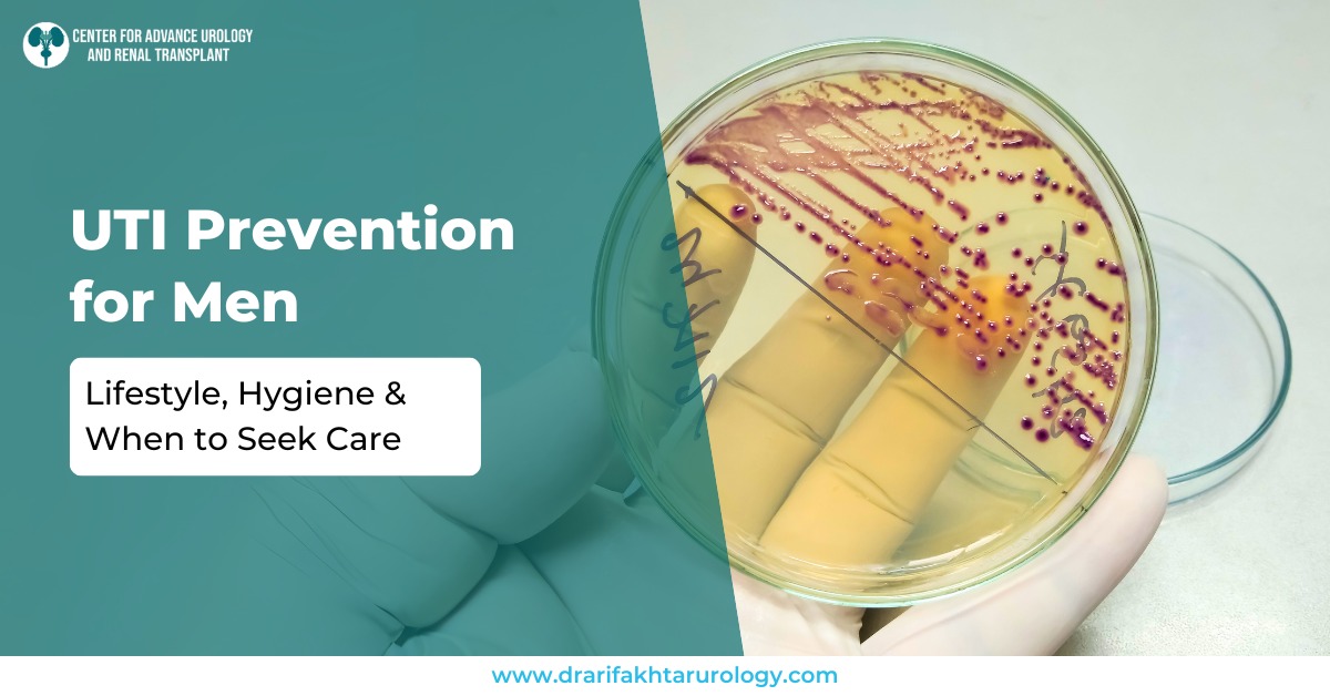 UTI Prevention for Men Lifestyle, Hygiene & When to Seek Care