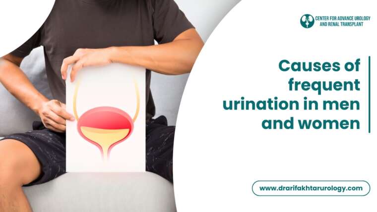 Causes of frequent urination in men and women