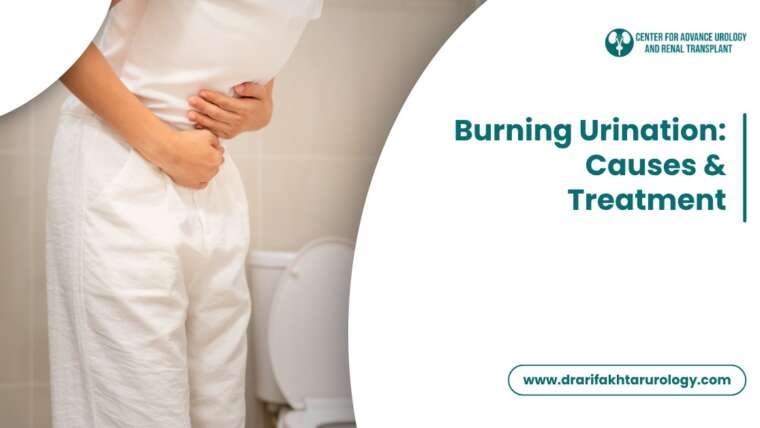 Burning Urination Causes, Diagnosis and Treatment